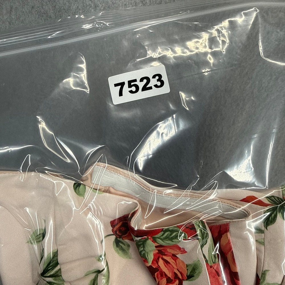 Sachin & Babi Anthropologie Nora Rose Dress Strapless Floral White Red Womens 2 - Picture 13 of 13